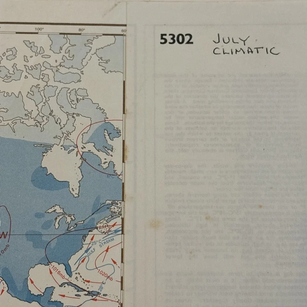 Ocean Passages for the World 1973 Third Edition with 7 Maps